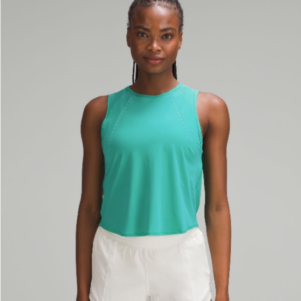 Lululemon Sculpt Crop Tank Top Kelly Green